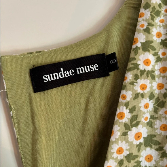 Sundae Muse Gracie Dress in Green Size 8 - Picture 4 of 7
